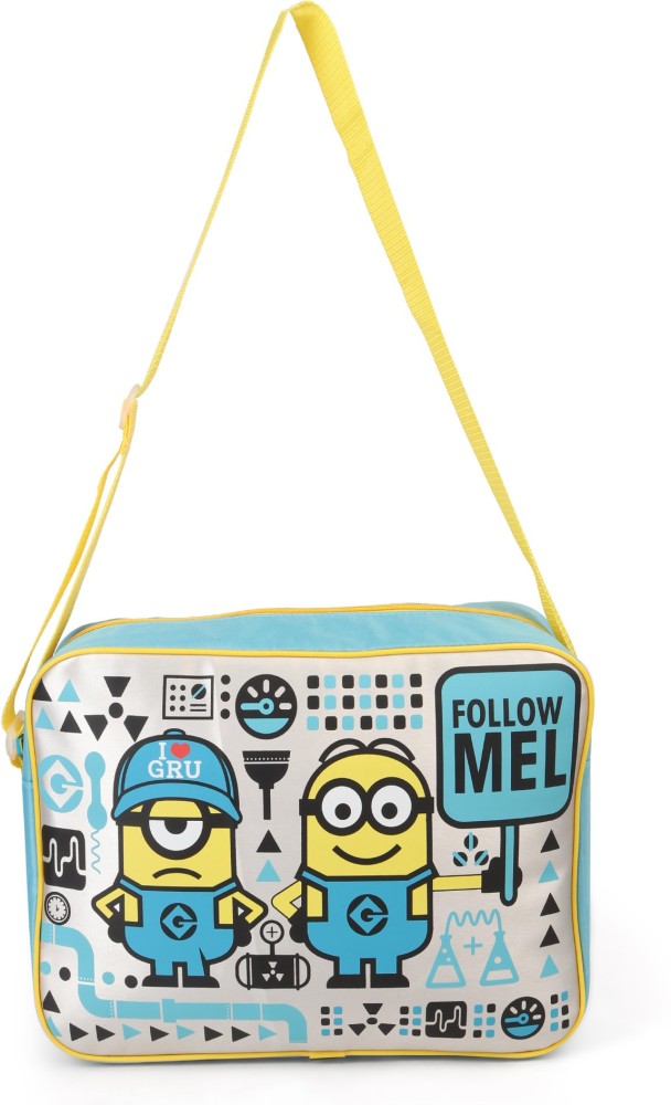 Minion Children sling Toy Bags for Girls and Soft Toys Bags for Kids School  Bag for Baby Boys and KidsMinion sling Bags Sling Bag  45 cm  Multicolor