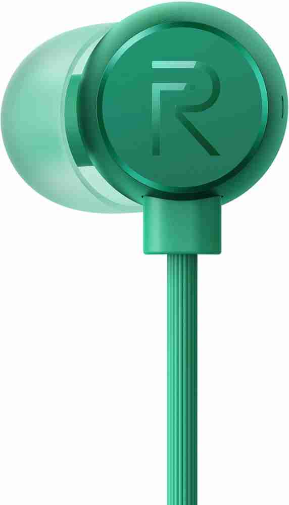 Realme best sale headphones green