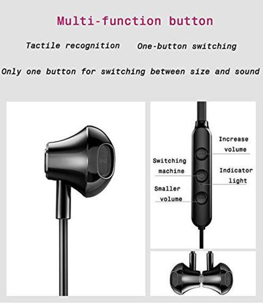 SHOPLINE A10 Wireless Bluetooth Neckband Earphones Headset with