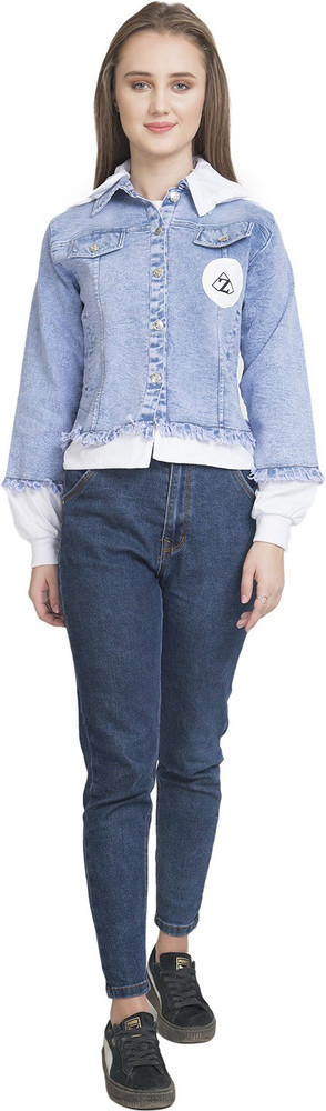 Jeans coat for ladies flipkart store
