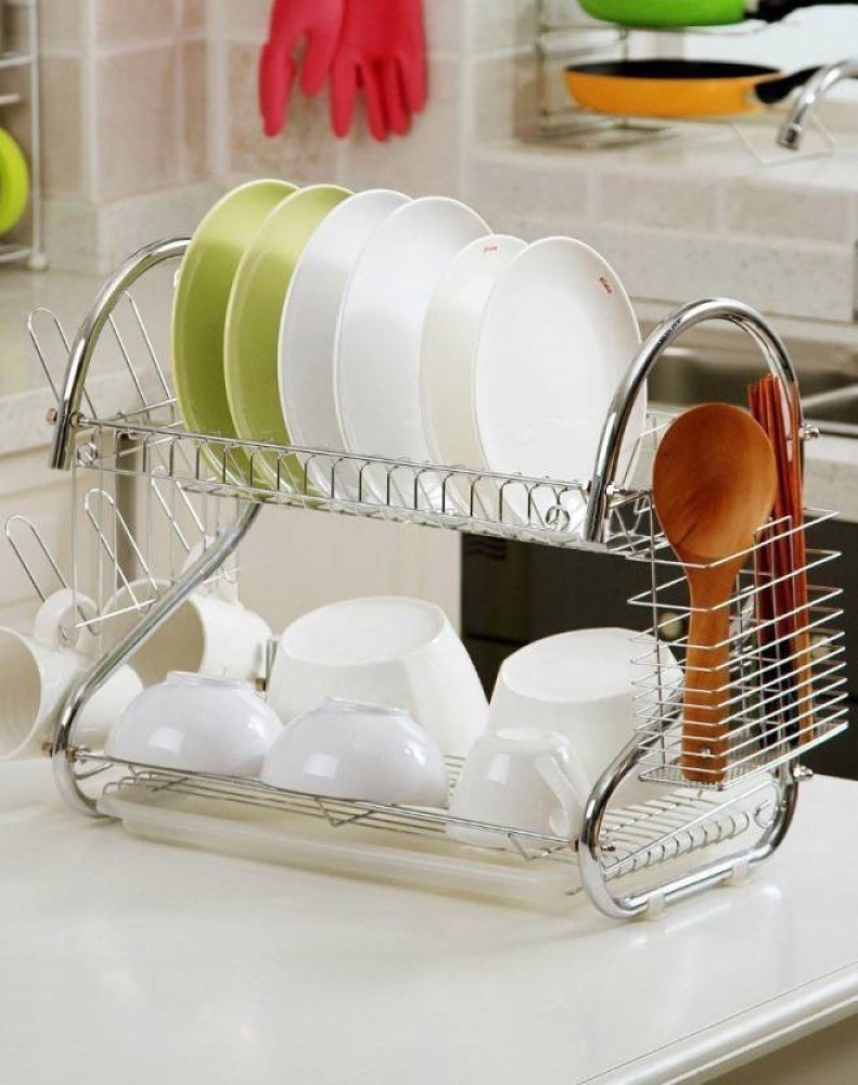 Plantex Plate Kitchen Rack Steel Premium Stainless Steel Thali Stand/Plate  Holder/Dish Rack/Stand/Utensil Rack (Chrome) Price in India - Buy Plantex  Plate Kitchen Rack Steel Premium Stainless Steel Thali Stand/Plate  Holder/Dish Rack/Stand/Utensil Rack (