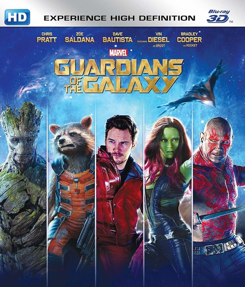 Guardians of the Galaxy Blu ray Region Free 2D 1 Disc Includes