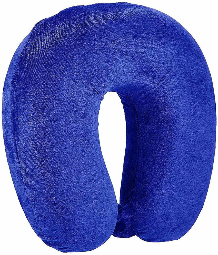 TWONE Memory Foam Travel Neck Pillow U Shape Ortho Therapy Neck Support Pillow with Velour Cover by yinglite Blue Neck Pillow BLUE Price in India Flipkart