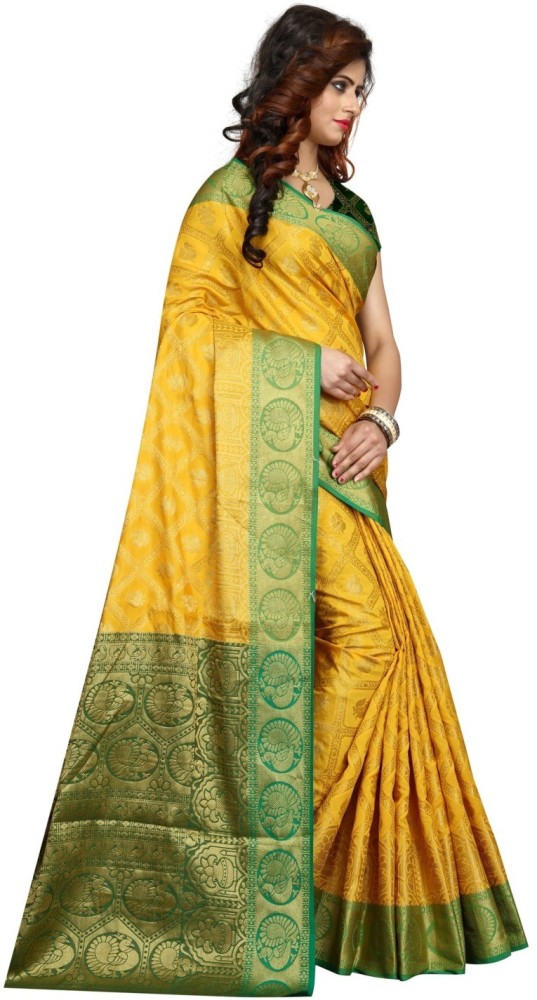 Buy Yellow Dress Material for Women by GRIVA DESIGNER Online