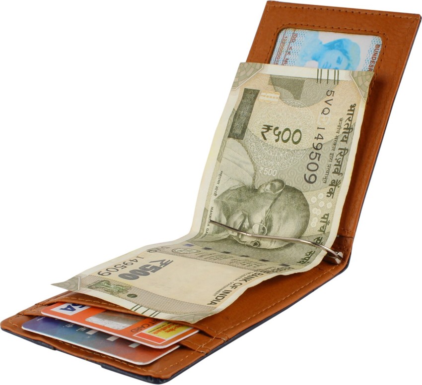 HOJ Co. WYATT Money Clip Wallet, Minimalist Card India