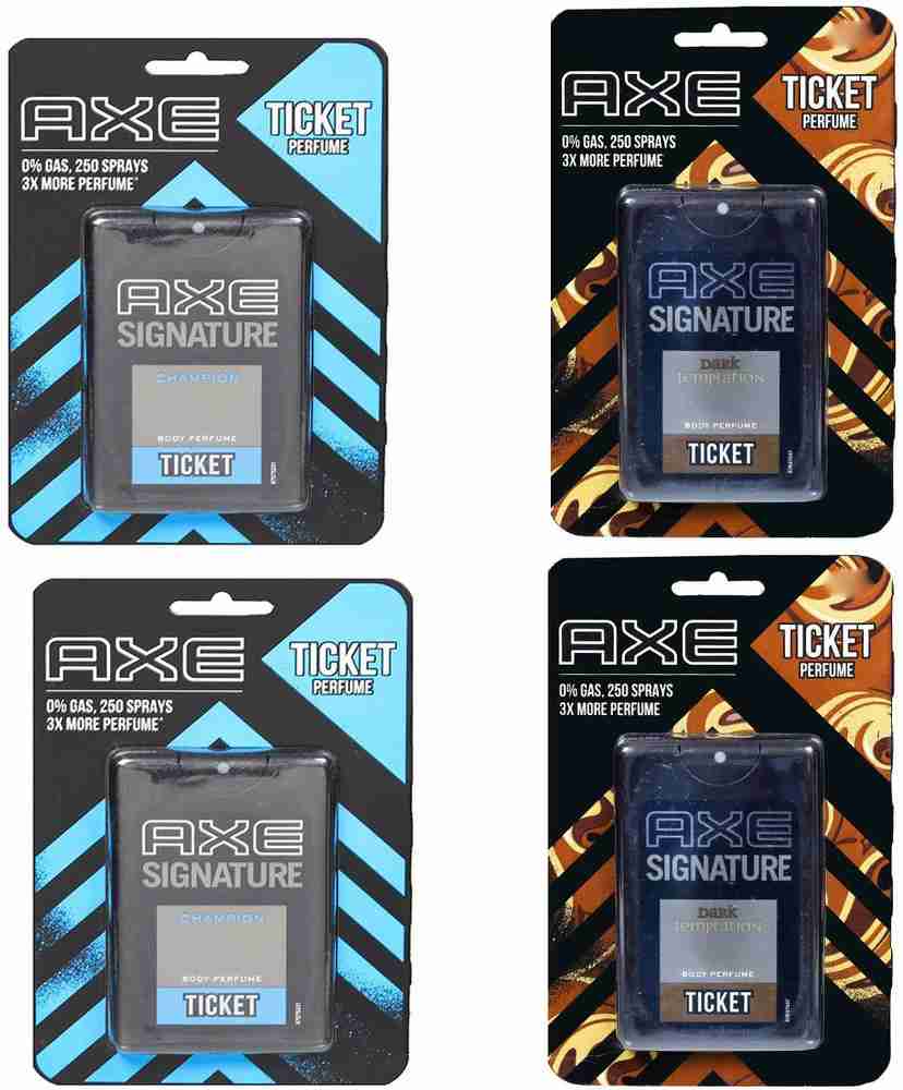 Axe ticket chocolate sales