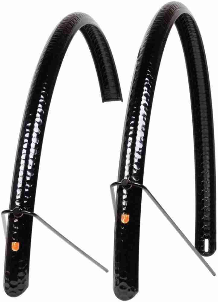 Velo Orange 700C Hammered Alloy Fender Set Black Clip on Front