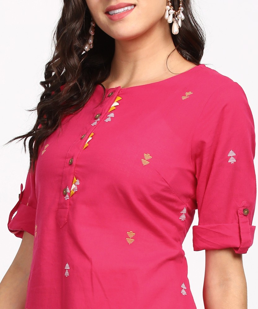 Rangmanch by Pantaloons Women Embroidered High Low Kurta - Price