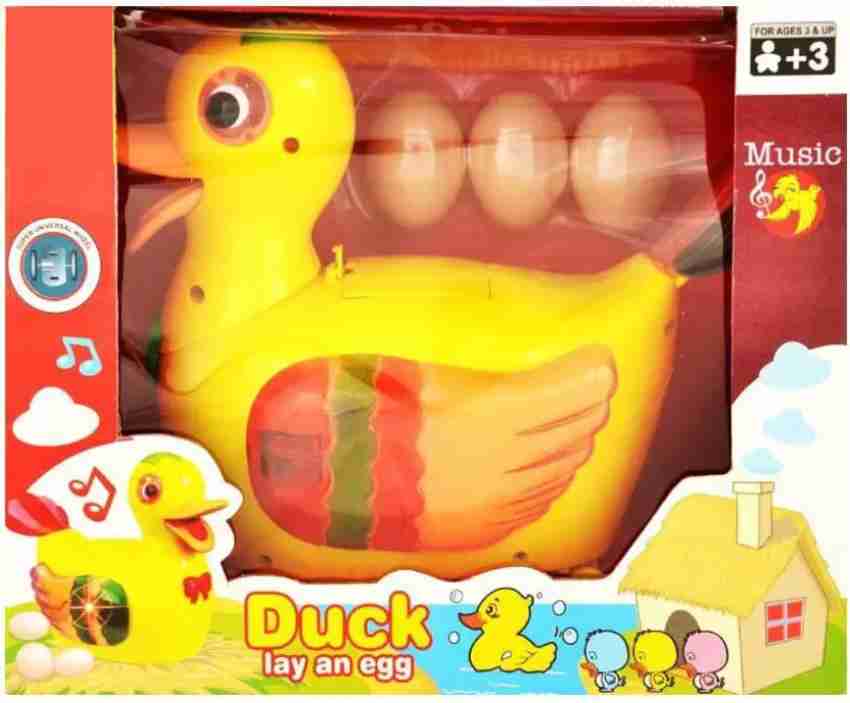 kluzie Duck Lay An Egg Toy For Kids With Light & Music - Duck Lay An Egg Toy  For Kids With Light & Music . shop for kluzie products in India.