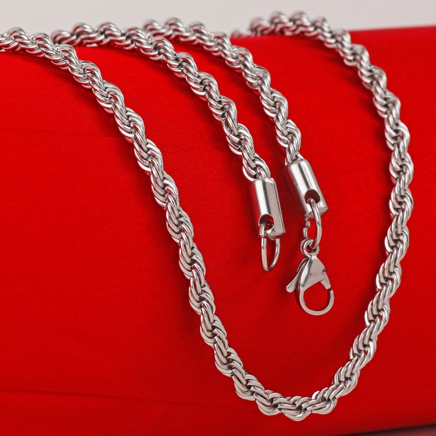 Mens silver chain designs latest with price sale