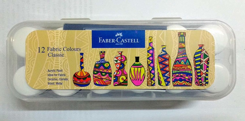 Buy Faber castell Fabric Colours Classic - Acrylic Paint for