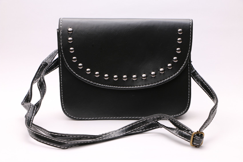 Saga Glam Black Multicolor Sling Bag 10007 Saga And Glam Plain