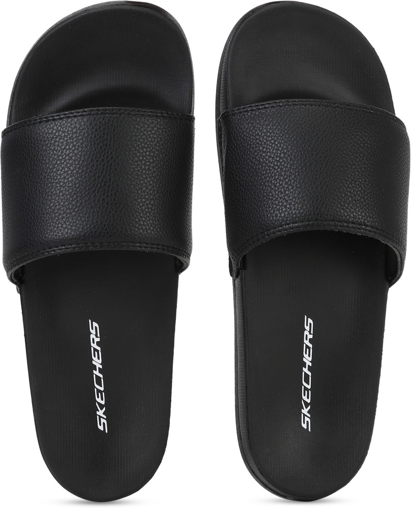 Skechers cheap padded slides