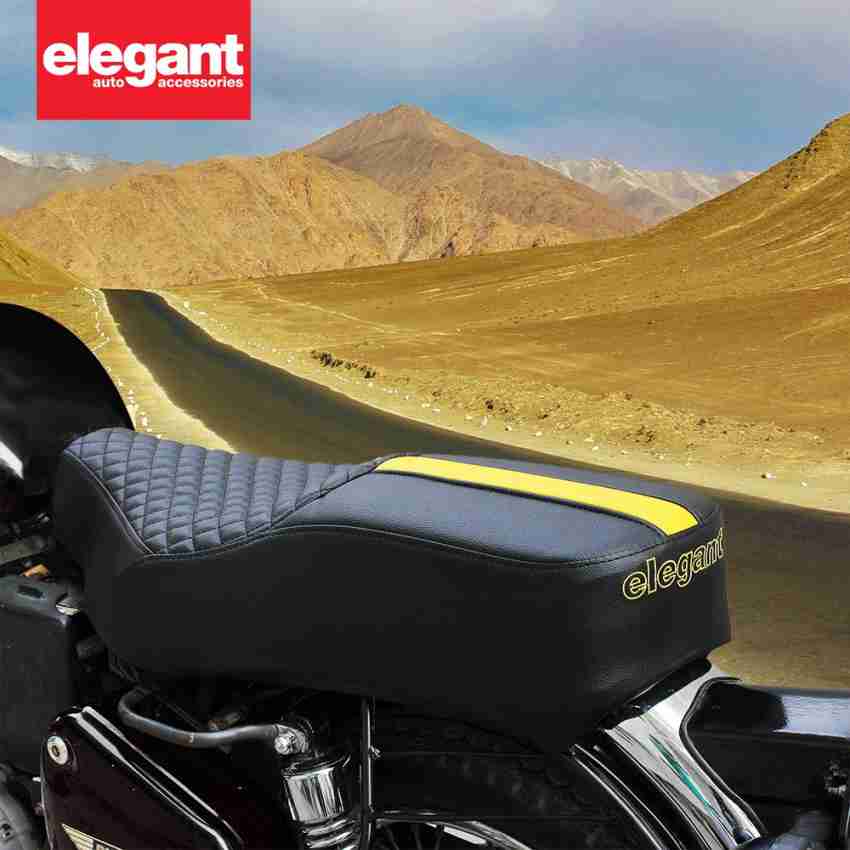 elegant Passion Pro Cameo Black Yellow Single Bike Seat Cover