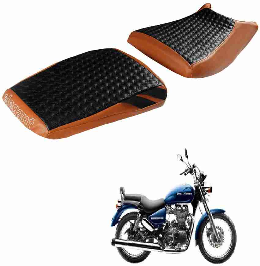 elegant ThunderBird 500 Rodeo With Top Black Tan Split Bike Seat