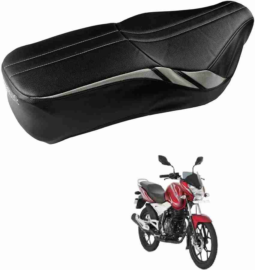 elegant Discover 125 Bolt Sports Black Silver Single Bike Seat Cover For Bajaj Discover 125 DTS i Price in India Buy elegant Discover 125 Bolt Sports Black Silver Single Bike Seat Cover For Bajaj Disc...