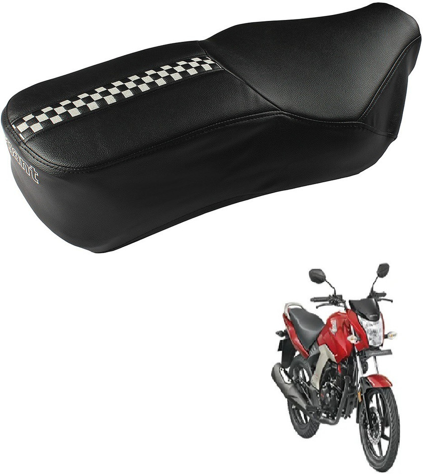 elegant Unicorn Gallop Black White Single Bike Seat Cover For