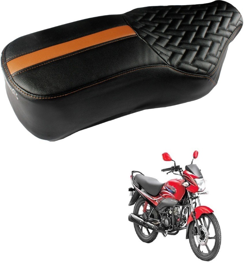 elegant Passion Pro Prime Luxury Black Tan Single Bike Seat Cover For Hero Passion Pro Price in India Buy elegant Passion Pro Prime Luxury Black Tan Single Bike Seat Cover For Hero Passion Pro online