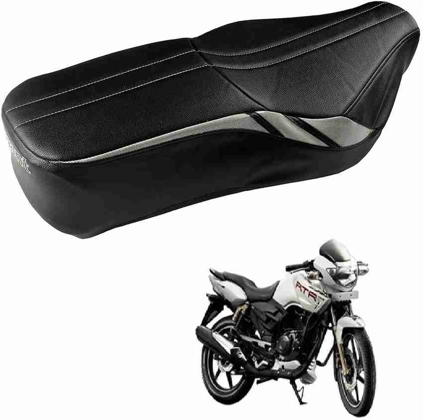 elegant Apache RTR 180 Bolt Sports Black Silver Single Bike Seat Cover For TVS Apache RTR 180 Price in India Buy elegant Apache RTR 180 Bolt Sports Black Silver Single Bike Seat Cover For TVS