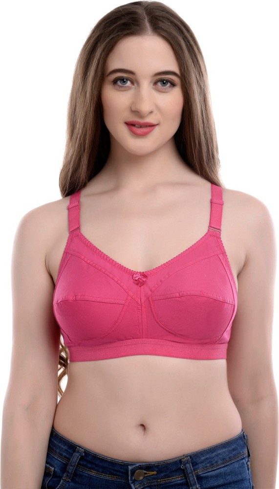 Buy Softskin Women's Cotton Non Padded Non Wired Front Closure Bra (Pack of  6)(Assorted) at