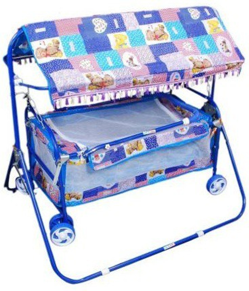 Baby Love Newborn Baby Cradle Swing Palna Crib Bassinet with Mosquito Net Buy Baby Care Products in India Flipkart