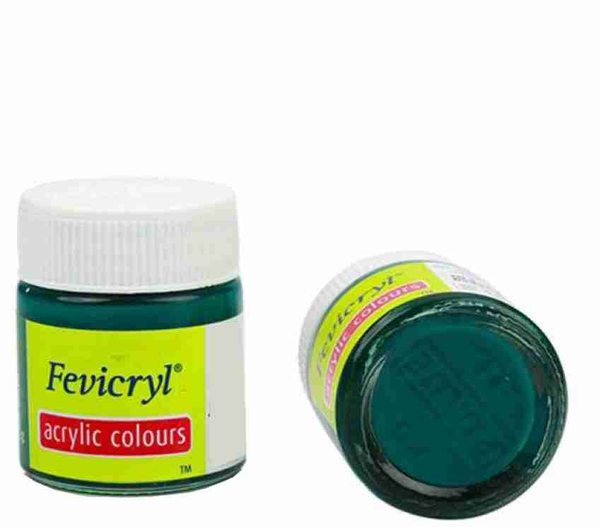 Pidilite Fevicryl Acrylic Colours Dark green Set of 15 