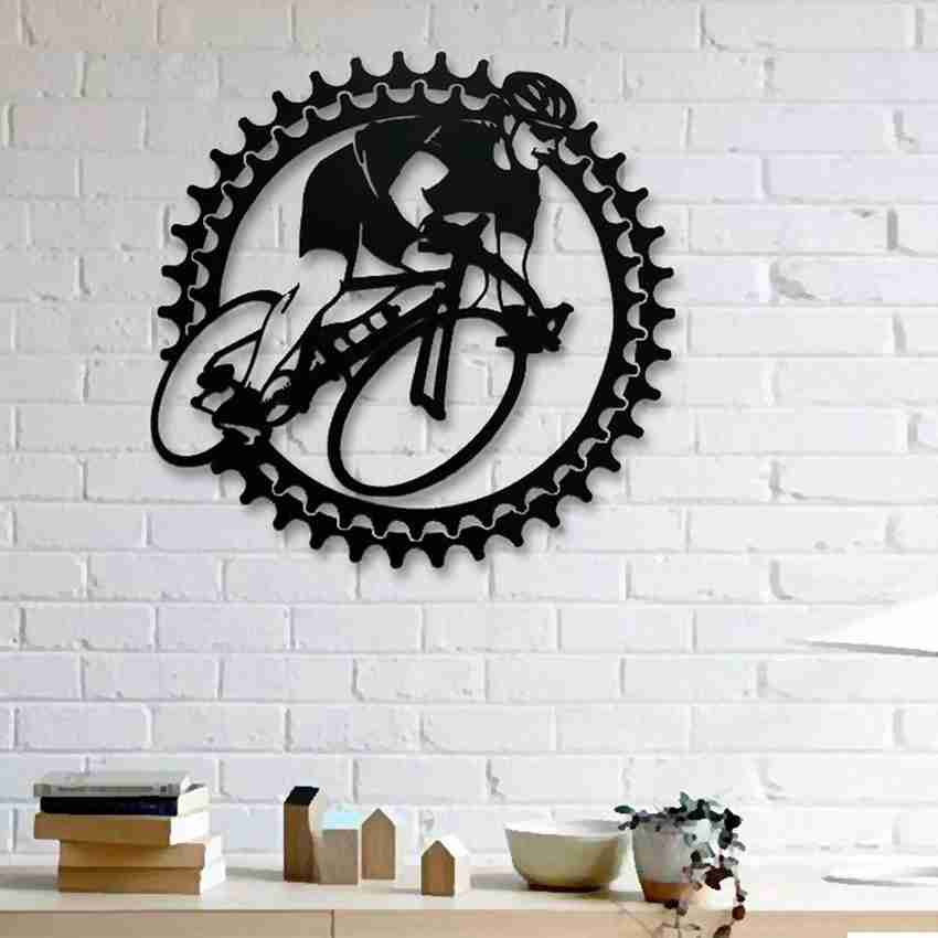 Bike top wall art