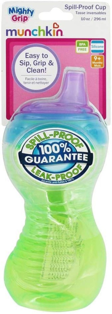 Munchkin Mighty Grip Spill Proof, Sippy Cup, 10 Ounces Lot Of