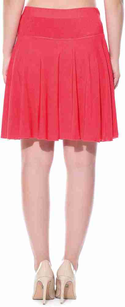 Buy online Pink Checkered Cotton Skirt from Skirts & Shorts for Women by  Vastrado for ₹649 at 35% off