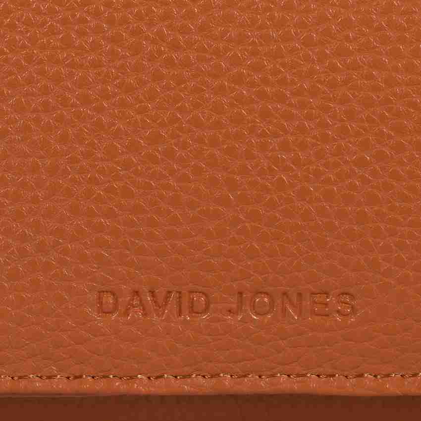 David Jones Women Casual Tan Artificial Leather Wallet Tan - Price