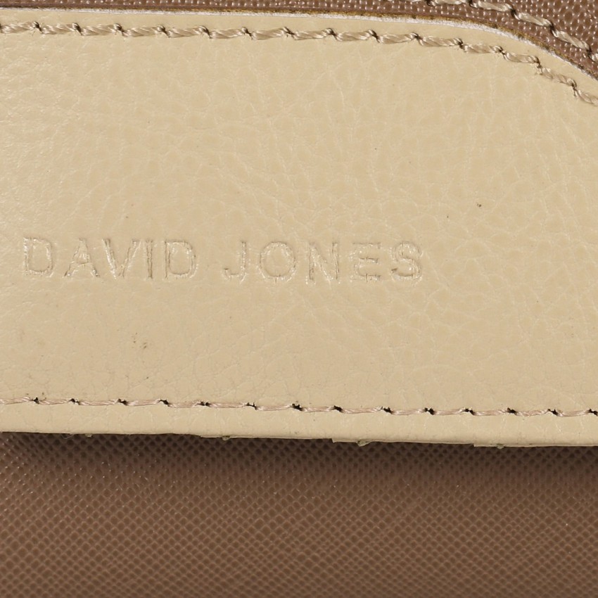 David Jones Women Casual Brown, Beige Artificial Leather Wallet