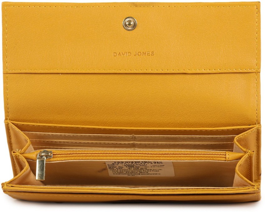 Buy DAVID JONES Yellow Womens PU Wallet