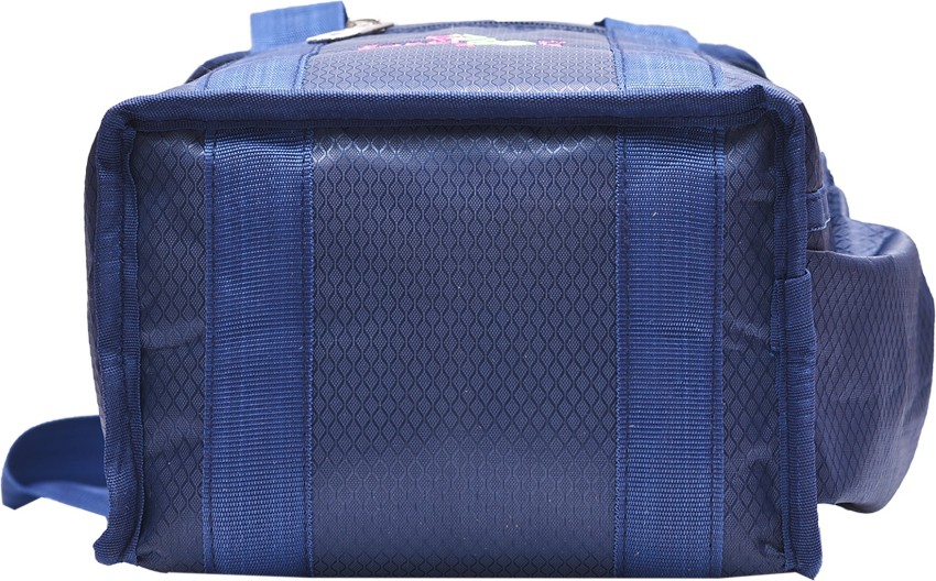 Thickened Bubble Grid Waterproof Lunch Box Bag In Blue