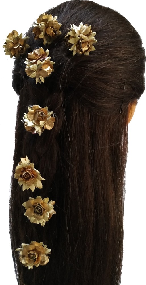 Buy Wedding Hair Accessories Bridal Hair Comb Pearl and Gold Floral Hair  Pin Headpiece  For Brides and Bridesmaids Online at desertcartINDIA
