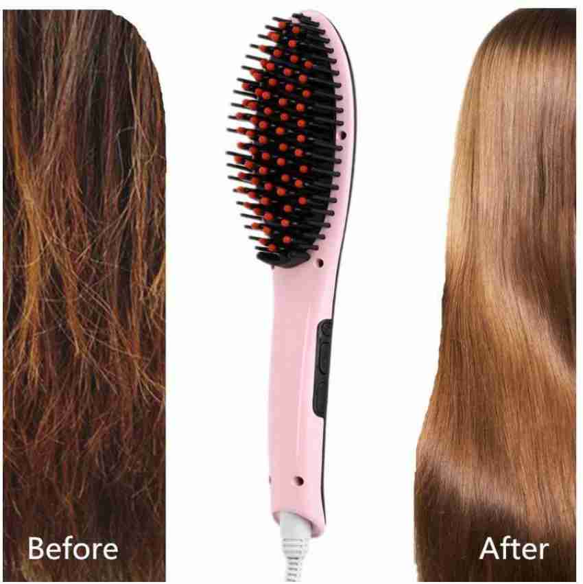 Instant magic 2025 hair straightening brush