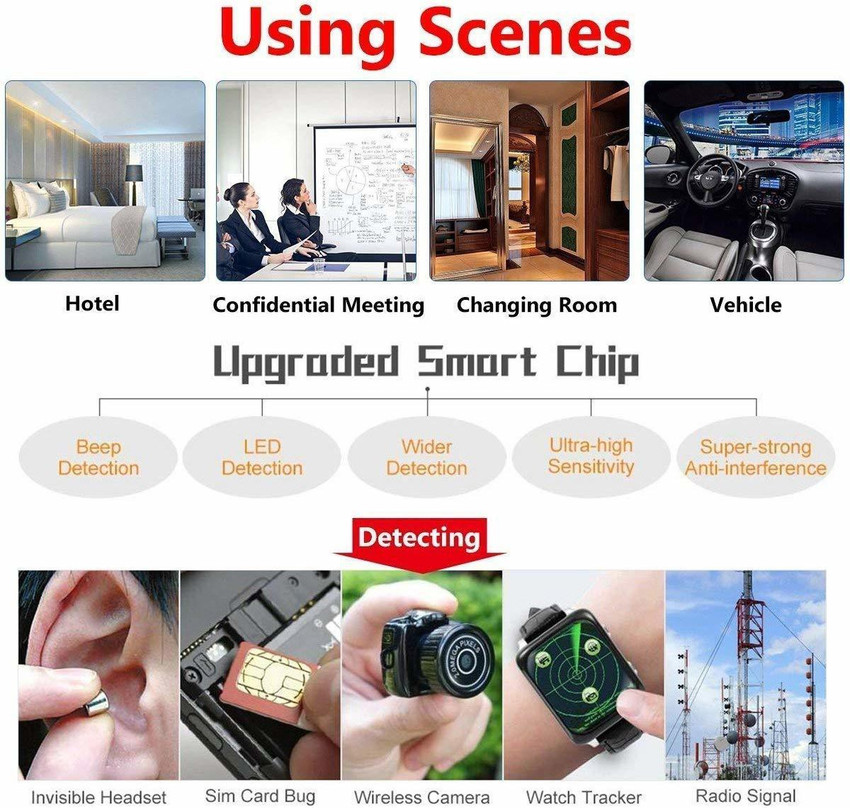 Asleesha Anti Spy Hidden Camera Laser Spy Camera Detector