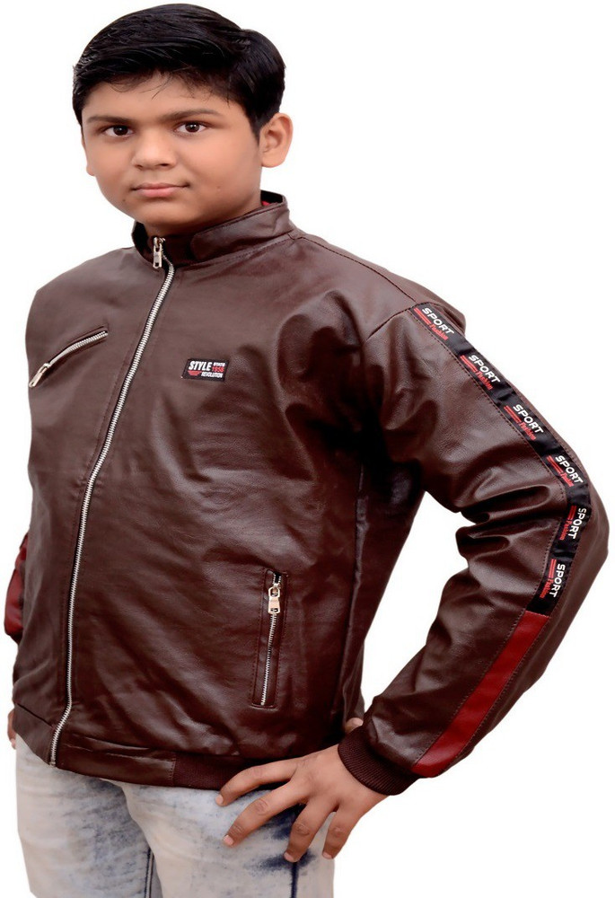Leather jacket for 13 year old boy hot sale