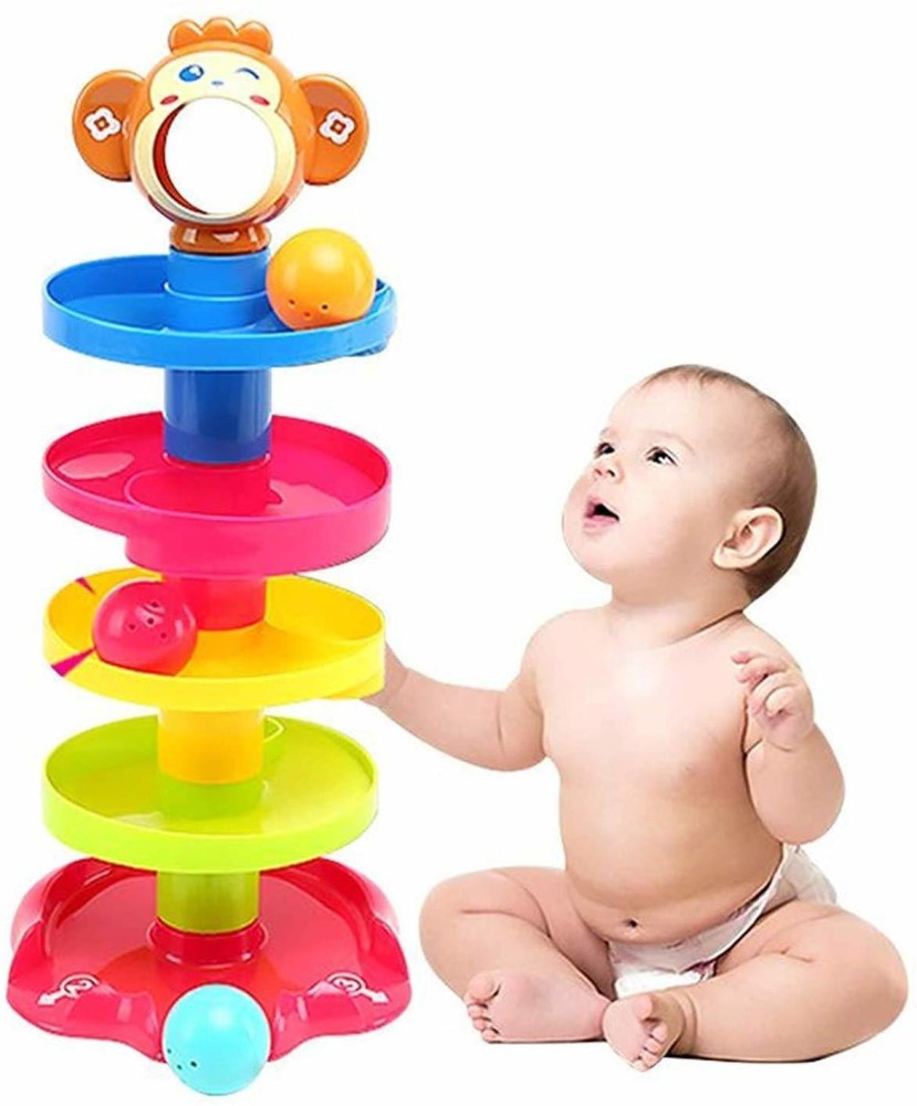 Babybaba Roll Ball Toy For Kids With 5