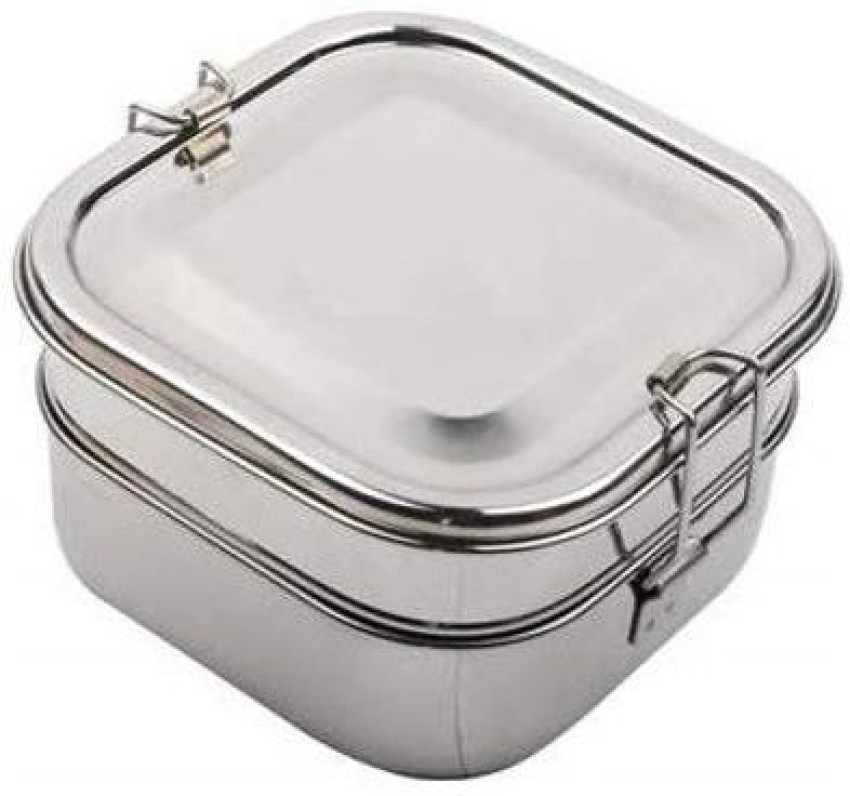 Stainless Steel Square Shaped Lunch box