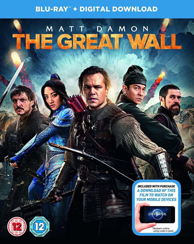 The Great Wall Blu ray Digital Download Slipcase Packaging Region Free Fully Packaged Import Price in India Buy The Great Wall Blu ray Digital Download Slipcase Packaging Region Free