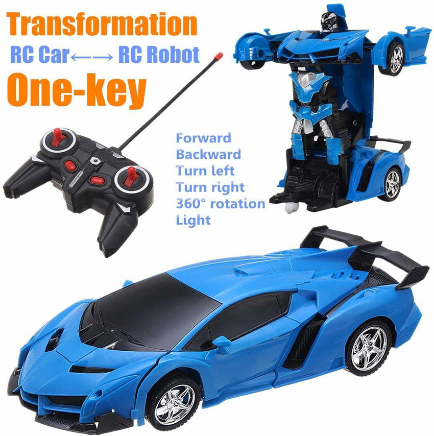 KHILONA Remote Control Robot 2 in 1 Transform Car Toy For Kids