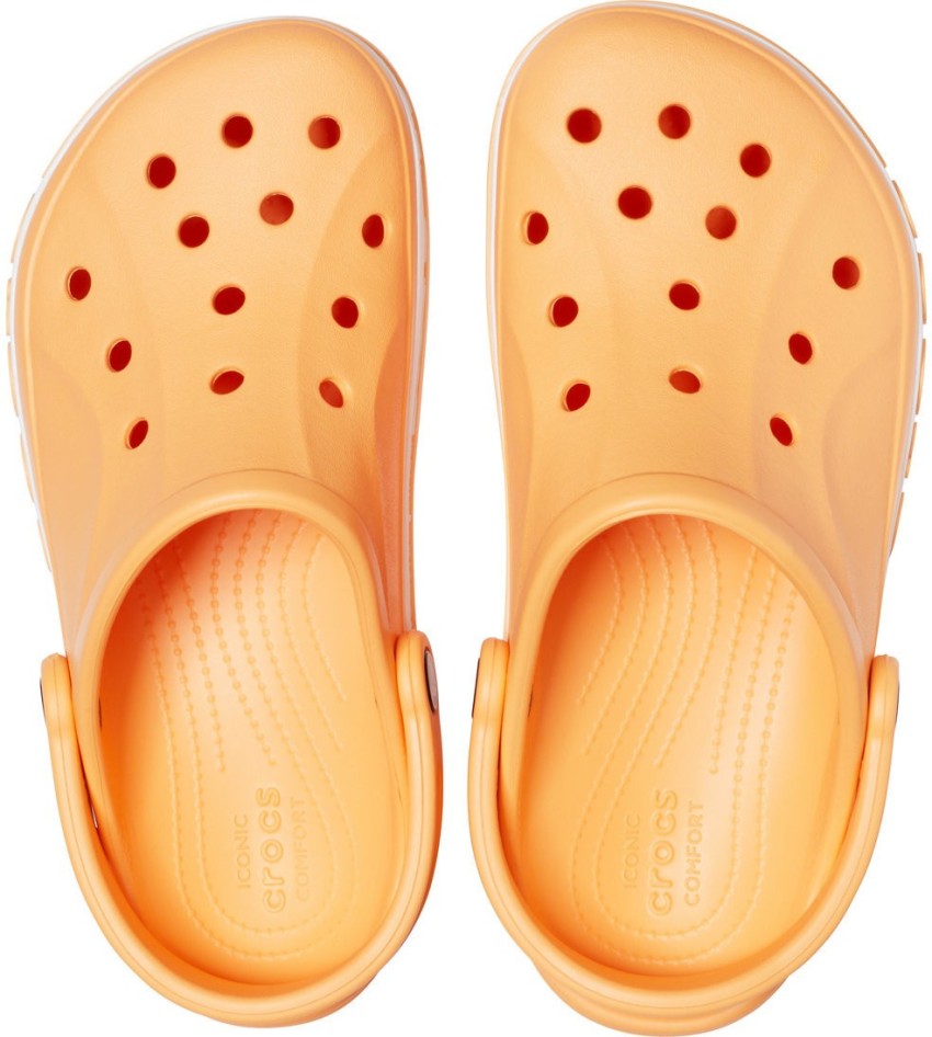 orange crocs for men