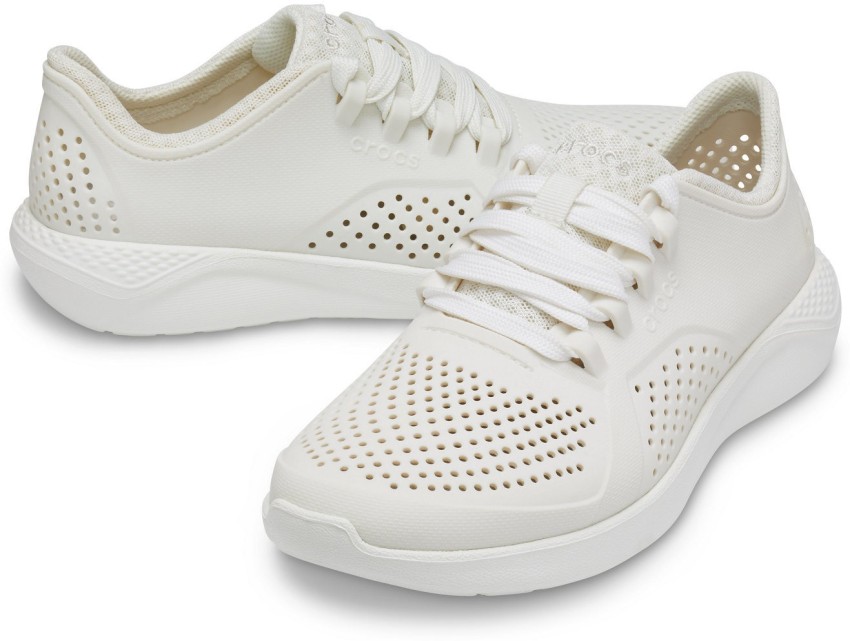 Crocs tennis shoes discount white