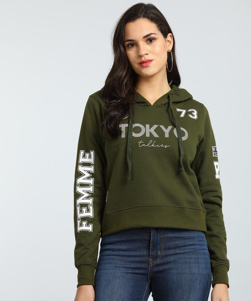 Tokyo Talkies Full Sleeve Printed Women Sweatshirt - Buy Tokyo Talkies Full  Sleeve Printed Women Sweatshirt Online at Best Prices in India | Flipkart .com