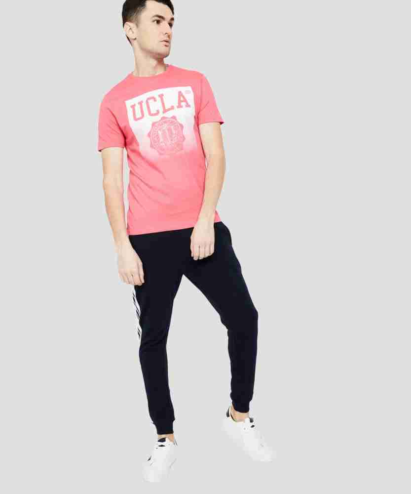 UCLA Printed Men Round Neck Pink T Shirt Buy UCLA Printed Men