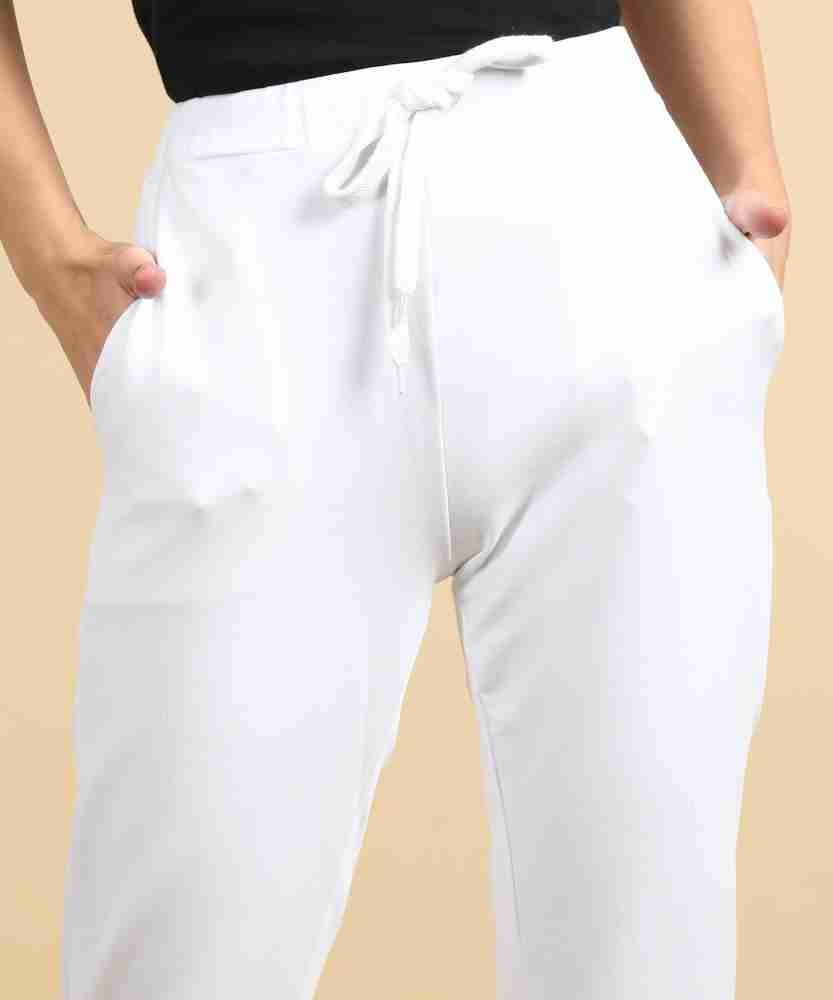 Buy Tokyo Talkies White Casual Track Pant for Women Online at Rs