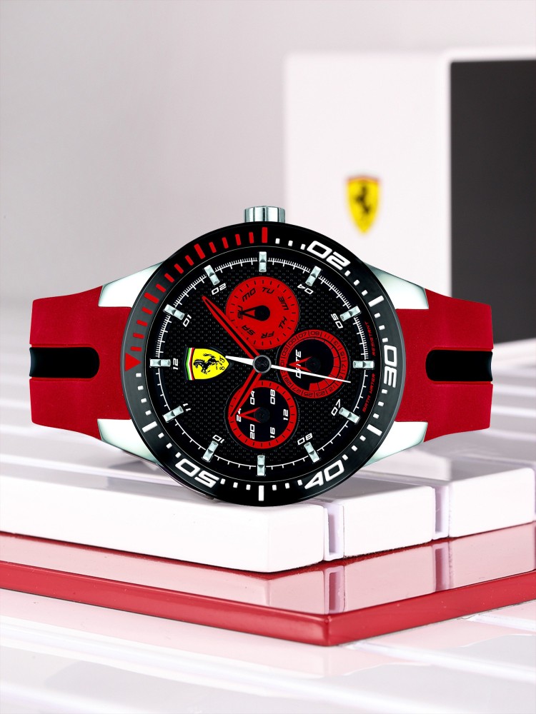 Montre Scuderia Ferrari Homme Red Rev T 0830258 - Bijoux de Mode