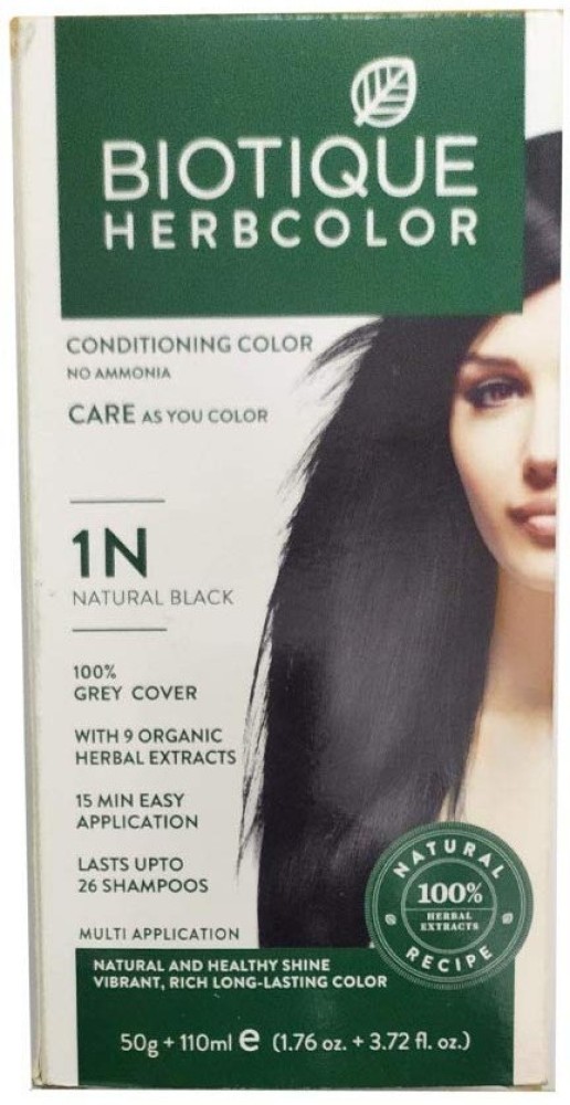 Buy Biotique Bio Herbcolor Conditioning Hair Color 50g  110ml  Darkest  Brown 3N Pack of 1 Online at Low Prices in India  Amazonin