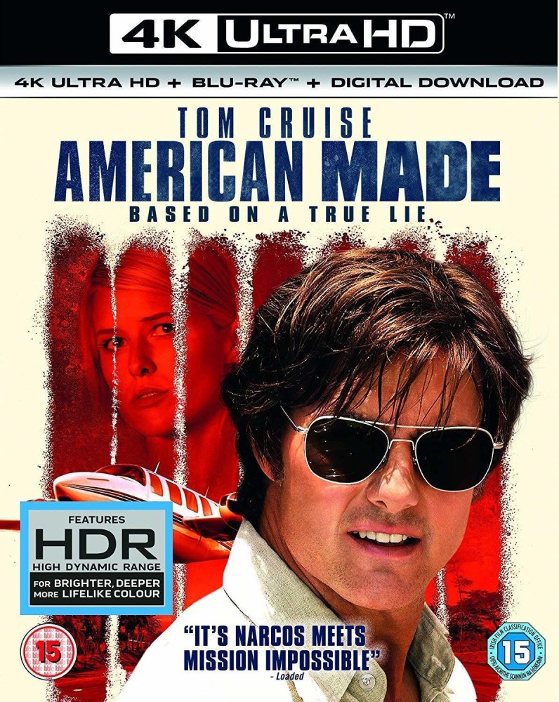 American Made 4K UHD Blu ray Digital Download 2 Disc Set