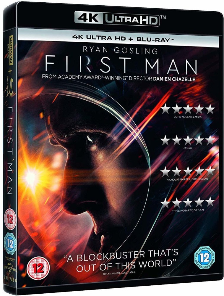 First Man 4K Blu-ray (4K Ultra HD + Blu-ray + Digital HD)